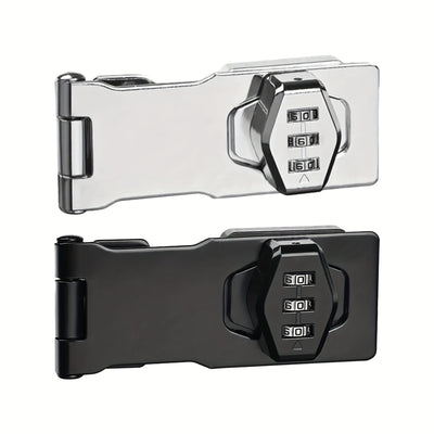 Combination Lock Mechanical Zinc Alloy 1000 Combinations Keyless Entry for Cabinets Drawers Mailboxes Lockers Rust-Resistant Easy Installation