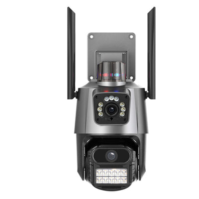 6MP 3K PTZ WiFi Camera Dual Lens Screen Intelligent Night Vision Motion Detection Two Way Intercom Record Playback CCTV Surveillance Security Camera ICSEE App