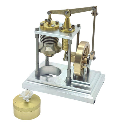 LinkMejor J06D World's Smallest Vertical String Engine Model Smallest Scale Science Discovery Toys