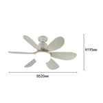 Tevorex 40W Ceiling Fan LED Light E27 Bulb Base with Remote Control for Dimming, 85-265V Wide Voltage Suitable for Living Room, Study, Household ,Office