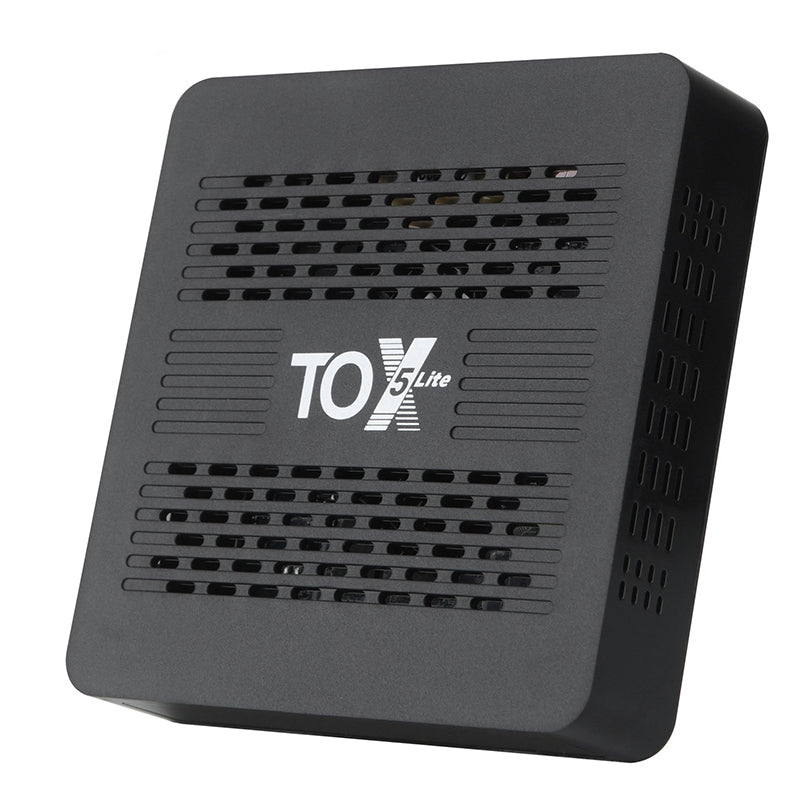 [2+32G] Ugoos TOX5 Lite TV Box Amlogic S905X5M Quad-core Android 14.0 Dual WiFi bluetooth-compatible Gigabit LAN AV1 HDR Streaming Media Player Smart Home Set Top Box with LED Display