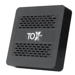 [2+32G] Ugoos TOX5 Lite TV Box Amlogic S905X5M Quad-core Android 14.0 Dual WiFi bluetooth-compatible Gigabit LAN AV1 HDR Streaming Media Player Smart Home Set Top Box with LED Display