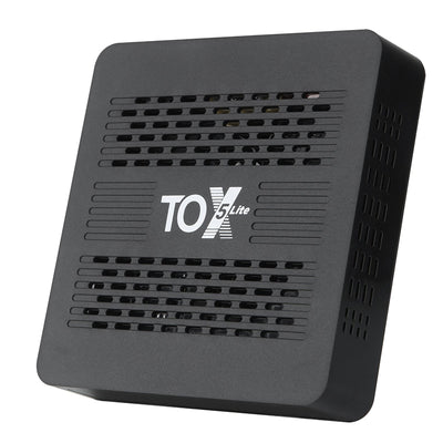 [2+32G] Ugoos TOX5 Lite TV Box Amlogic S905X5M Quad-core Android 14.0 Dual WiFi bluetooth-compatible Gigabit LAN AV1 HDR Streaming Media Player Smart Home Set Top Box with LED Display
