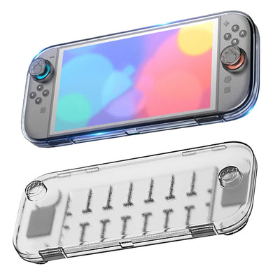 LinkMejor Clear Protector Shell for Switch 2 Protective Shell Protective Case Cover for Switch 2 Game Console/Game Controller