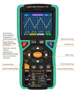 2IN1 WINAPEX 810B Digital Oscilloscope Multimeter 10MHz Bandwidth 50MSa/s Sampling High Sensitivity ±400V Overload Protection