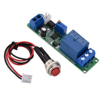 DC 12V Adjustable Timer Delay Turn Off Timing High Precision Relay Switch Module with External Button Trigger