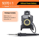 937D-I Cordless Soldering Station with Adjustable Temperature 20V DC 40W LED Display for Precision Welding Fit For DEWALT/MAKIT Battery 18/20V