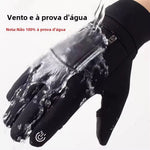 LinkMejor Winter Touchscreen Warm Cycling Gloves Waterproof Windproof Cold-Resistant Flip Exposed Two-finger Zipper Gloves for Men Women Ski Fishing Running