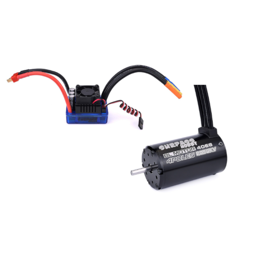 LinkMejor 4068 Brushless Waterproof Sensorless Motor 2050KV 120A ESC For 1/8 Cars RC Car Parts