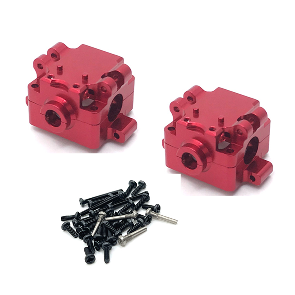 2PCS Upgraded Metal Front Rear Geabox for Wltoys 1/28 284131 K989 K979 K969 Drift RC Cars Vehicles Models Spare Parts