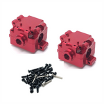 2PCS Upgraded Metal Front Rear Geabox for Wltoys 1/28 284131 K989 K979 K969 Drift RC Cars Vehicles Models Spare Parts