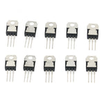 50PCS TO-220 Series Transistor Assortment Kit 10 Values High Power Three-terminal Regulated Triode LM317T L7805 L7806 L7808 L7809 L7810 L7812 L7815 L7818 L7824