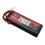 LinkMejor Power 22.2V 2800mAh 100C 6S LiPo Battery T Plug for RC Car