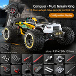 LinkMejor SG110PRO RTR 1/10 2.4G 4WD 40km/h RC Car High Speed Off-Road Truck LED Light Metal Dogbone Oil Shocks Vehicles Models Toys