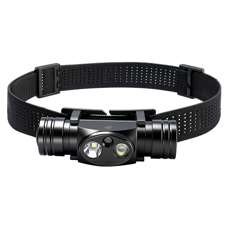 LinkMejor HP440 Aluminum Alloy Headlamp Strong Light Long Range High Light Waterproof Rechargeable Long Life Headlamp Camping Headlight