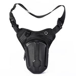 LinkMejor Multi-functional 1L Cycling Strappy Leg Bag Outdoor Waterproof Bike Tactical Waist Bag Motorcycles MTB Hard Shell Storage Bag