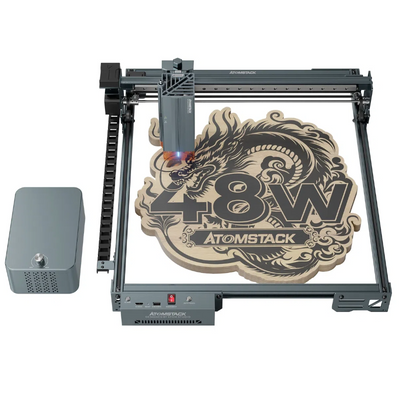 [EU/US Direct]ATOMSTACK A40 PRO V2 48W Laser Engraver with Auto Air Assist High Accuracy Laser Cutting Engraving Machine for Wood, Stone, Metal, Acrylic, Leather, Jewelry