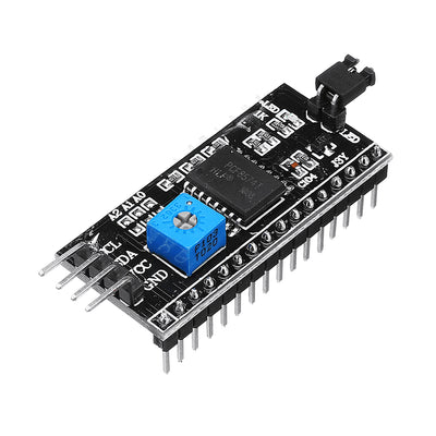 LinkMejor I2C TWI SP Serial Interface Port Module 5V 1602 LCD Adapter Geekcreit for Arduino - products that work with official Arduino boards