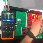 RC7105 3-in-1 Oscilloscope Multimeter Signal Generator Portable Device High Precision 5V Rechargeable 3000mAh Battery LCD Screen Waveform Storage Compact Tool