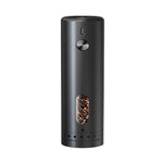 110ml Electric Pepper Grinder 5 Adjustable Grinding Levels Automatic Rose Salt Grinder Type-C Rechargeable Electric Pepper Grinder