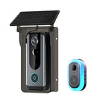M20 Tuya Smart Doorbell Camera with Solar Panel Cover 1080P Video Intercom Motion Detect Night Vision IP65 Waterproof Wireless Outdoors Smart Visual Doorbell