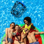[US Direct] Vimily S1 Cordless Pool Robot Vacuum, Robotic Pool Rechargeable Cleaner for Above Ground & In-Ground Swimming Flat Pools, Lasts 120 Mins, Automatic Self-Parking & Obstacle Avoidance