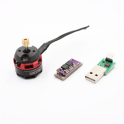 QY3D Upgraded Brushless Motor 2205 2300KV 40A ESC Parameter Tuner Conversion Seat Set for TOYOTA Land Cruiser LC79 MNRC MN82 1/12 RC Cars Vehicles Models Parts