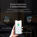 LinkMejor Tuya WiFi Smart Circuit Breaker Switch with Metering 32A-63A 90V-240V Remote Voice Control with App Timer Modes Smart Home Automation