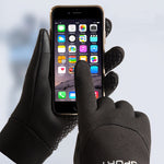 LinkMejor Men's USB Heated Gloves Winter Touchscreen Warm Gloves with Enhanced Grip Women Men Bicycle Outdoor Driving Motorcycle Waterproof Thermal Non-Slip Gloves