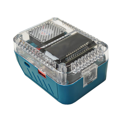 For Makita 18V Li-Ion Battery Adapter Converter USB-C PD3.1 140W Power Supply Charger QC3.0 Digital Display Type-C Input/Output For BL1815 BL1830 BL1860