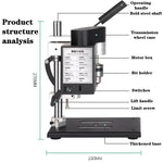 200W 775 DC Motor Desktop Mini Bench Drill EU Plug Adjustable Speed Home Punching Drilling Machine Woodworking Metal Plastic Drilling