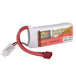 LinkMejor 7.4V 2500mAh 35C 2S LiPo Battery T Deans Plug for RC Drone