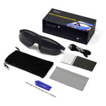 Bakeey QY Pro3 Smart bluetooth 5.4 Cycling Glasses with AI Voice Assistant 360° Surround Sound Magnetic Charging UV Protection for Outdoor Sports