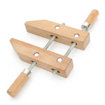 Wood Hand Screw Clamp Adjustable Wooden Handle 8/10 Inch Parallel Jaw Hardwood Construction Professional Woodworking Tool