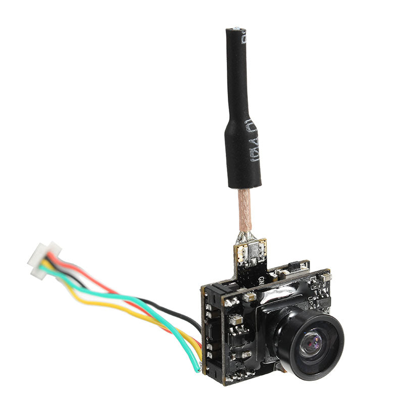 Eachine TX05 Micro-Size FPV Combo 2-in-1, 600TVL Camera, 5.8G 72CH Anti-Interference VTX (0.01-250mW Adjustable) Easy-Mount with OSD for Racing Drones