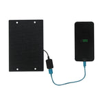 5W 5V ETFE Solar Panel Charger USB Portable Solar Charger A Grade Monocrystalline Waterproof Ultra Slim Solar Phone Charger with Carabiner for Power Bank Outdoor Camping