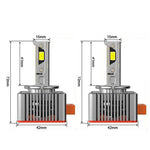General Liang Pair 6000LM LED Car Headlights D Series With Decoding Integrated Headlight LED Lens Bulbs