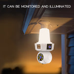 V380PRO Tri Lens WiFi IP Security Camera PTZ AI Human Recognition Two Way Audio Night Vision Smart Home Surveillance Camera with Light