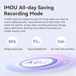 LinkMejor Bullet 2C Pro 5MP 3K WiFi 6 Outdoor AOR Mode Security Camera Human Vehicle Motion Night Vision IP67 IP Camera