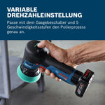LinkMejor 12V-77 for BOSCH Cordless Random Orbital Sander 12V Brushless Motor 77mm Sanding Disc Professional Sanding Tool Woodworking Auto Refinishing
