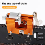 Chainsaw Sharpener Portable Chain Saw Sharpening Tool Set Sharpener File Table Quick Sharpening Suitable for All Kinds of Chain Saws and Electric Saws