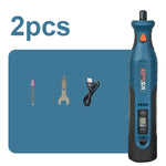 7.4V Electric Grinder Rotary Tool High Power Lithium Battery 12 Speed Digital Display for Precision Grinding Polishing Carving DIY Tools
