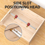 LinkMejor 3 In 1 Modular Bar Gauge Bar Clamping Positioning Compass Tool Woodworking Scribe Circle Drawing Ruler for for Inside Corner / Outside Measurements