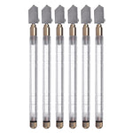 6Pcs TOYO Glass Cutter TC-17 Plastic Handle Straight Cutting Tool Self-oiling