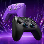 G3 Tri-mode E-sports Gamepad with Drift-Free Joystick Dual Motors Vibration Dual Macro Back Buttons Turbo Function Gaming Controller for PC PS5 Switch Android iOS