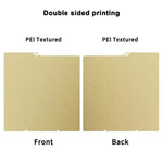 for Anycubic Kobra S1 Plate Pei Sheet 264x276mm Textured Kobra S1 Combo Build Plate Double Sided Peo Pet Pey Kobra S1C Bed