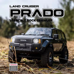 LinkMejor UCX1802PRO RTR 1/18 2.4G 4WD Brushless RC Car for TOYOTA  Land Cruiser Prado LC250 Official Licensed Rock Crawler Off-Road Climbing Truck LED Light Metal Gears Vehicles Models Toys
