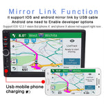 7018B Car Radio 7 Inch 2Din FM Modulator Stereo Receiver Support RearView Camera Audio Player Bluetooth Mirror Link MP5