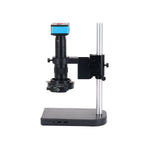 LinkMejor 4K Industrial Microscope Camera HDMI USB Outputs 180X C-mount Lens 144 LED Light Big Boom for PCB Repair Soldering