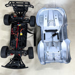 LinkMejor F29 RTR 1/10 2.4G 4WD 85km/h 3S Brushless RC Car Three Diffs Steel Drive Shafts LED Light Oil Shocks Short Course High Speed Monster Off-Road Truck Vehicles Models Toys